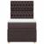 Pat box spring cu saltea, maro închis, 90x200 cm, textil GartenMobel Dekor