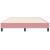 Pat cu arcuri fără saltea roz 140x210 cm catifea GartenMobel Dekor