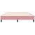 Pat cu arcuri fără saltea roz 160x210 cm catifea GartenMobel Dekor