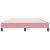 Pat cu arcuri fără saltea roz 140x220 cm catifea GartenMobel Dekor