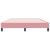 Pat cu arcuri fără saltea roz 160x220 cm catifea GartenMobel Dekor