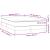 Pat box spring cu saltea, gri deschis, 140x210 cm, catifea GartenMobel Dekor