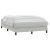 Pat box spring cu saltea, gri deschis, 160x220 cm, catifea GartenMobel Dekor