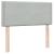 Pat box spring cu saltea, gri deschis, 90x210 cm, catifea GartenMobel Dekor