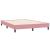 Pat box spring cu saltea, roz, 140x210 cm, catifea GartenMobel Dekor
