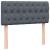Pat box spring cu saltea, gri închis, 80x220 cm, catifea GartenMobel Dekor