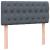Pat box spring cu saltea, gri închis, 90x220 cm, catifea GartenMobel Dekor