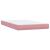 Pat box spring cu saltea, roz, 120x220 cm, catifea GartenMobel Dekor
