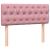 Pat box spring cu saltea, roz, 120x220 cm, catifea GartenMobel Dekor