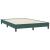 Pat box spring cu saltea, verde închis, 160x220 cm, catifea GartenMobel Dekor