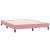 Pat box spring cu saltea, roz, 140x210 cm, catifea GartenMobel Dekor
