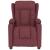 Fotoliu de masaj, roșu vin, material textil GartenMobel Dekor