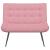 Bancă roz 110x74x84 cm catifea GartenMobel Dekor