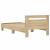 Cadru de pat fără saltea, cu tăblie, stejar sonoma, 100x200 cm GartenMobel Dekor