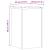 Suporturi de plante, 2 buc., alb, 30x30x50 cm, lemn prelucrat GartenMobel Dekor