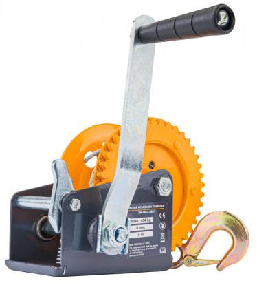 Powermat Troliu manual cu cablu metalic 454 kg 5 m PM-WRC-454T Mobalis Homvera