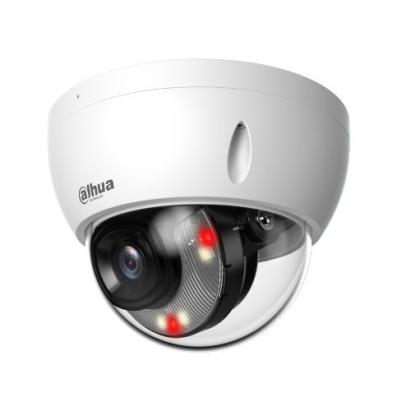 Camera IP Dahua Dome, 2MP, Lentila 2.8 mm, IR/lumina calda 30 m, Microfon, PoE, Protectie perimetrala WizSense - IPC-HDBW2249E-S-IL-0280B SafetyGuard Surveillance