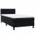 Pat box spring cu saltea, negru, 80x220 cm, catifea GartenMobel Dekor