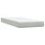 Pat box spring cu saltea, gri deschis, 90x220 cm, catifea GartenMobel Dekor
