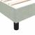 Pat box spring cu saltea, gri deschis, 90x210 cm, catifea GartenMobel Dekor