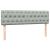 Pat box spring cu saltea, gri deschis, 160x220 cm, catifea GartenMobel Dekor