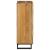 Dulap înalt, 60x34x100 cm, lemn masiv de mango brut GartenMobel Dekor