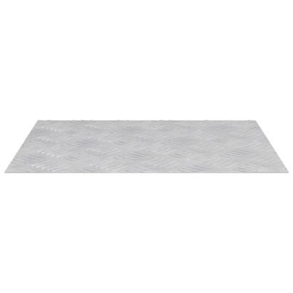 Plăci cu tablouri 2 pcs Argintiu 50 x 40 cm Aluminiu GartenMobel Dekor