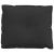 Perna pentru spate Negru 60 x 50 cm Țesătură din microfibră GartenMobel Dekor