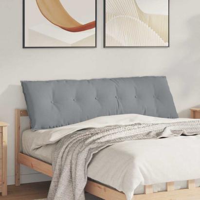 Perna pentru spate Gri deschis 160 x 19 x 50 cm țesătură GartenMobel Dekor