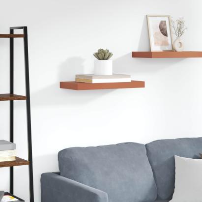 Raft de perete Pe perete Roșu 50 x 23 x 4 cm Lemn compozit GartenMobel Dekor