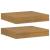 Raft de perete 2 pcs Bej 23 x 23,5 x 4 cm Lemn compozit GartenMobel Dekor
