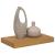 Raft de perete Pe perete Bej 40 x 23,5 x 4 cm Lemn compozit GartenMobel Dekor