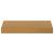 Raft de perete 2 pcs Bej 40 x 23,5 x 4 cm Lemn compozit GartenMobel Dekor