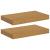 Raft de perete 2 pcs Bej 40 x 23,5 x 4 cm Lemn compozit GartenMobel Dekor