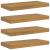 Raft de perete 4 pcs Bej 50 x 23,5 x 4 cm Lemn compozit GartenMobel Dekor