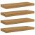 Raft de perete Pe perete 4 pcs Bej 50 x 23 x 4 cm Lemn compozit GartenMobel Dekor