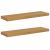 Raft de perete 2 pcs Bej 80 x 23,5 x 4 cm Lemn compozit GartenMobel Dekor