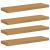 Raft de perete 4 pcs Bej 90 x 23,5 x 4 cm Lemn compozit GartenMobel Dekor