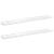 Raft de perete 2 pcs Marmură albă 80 x 9 x 3 cm Lemn compozit GartenMobel Dekor