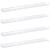 Raft de perete 4 pcs Marmură albă 80 x 9 x 3 cm Lemn compozit GartenMobel Dekor