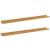 Raft de perete cu raft 2 pcs Bej 100 x 9 x 3 cm Lemn compozit GartenMobel Dekor