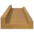 Raft de perete cu raft 4 pcs Bej 40 x 9 x 3 cm Lemn compozit GartenMobel Dekor