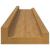 Raft de perete cu raft 4 pcs Bej 60 x 9 x 3 cm Lemn compozit GartenMobel Dekor