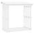 Rastel pentru lemne de foc, alb, 108x64,5x109cm, lemn masiv pin GartenMobel Dekor