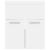 Dulap cu chiuvetă încorporată, alb, lemn prelucrat GartenMobel Dekor