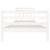 Cadru de pat, alb, 100x200 cm, lemn masiv GartenMobel Dekor