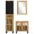 Set mobilier de baie, 3 piese, lemn masiv de mango brut GartenMobel Dekor