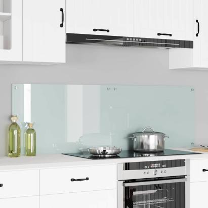 Spate de bucătărie 2 pcs Alb 80 x 50 cm sticlă securizată GartenMobel Dekor