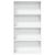 Bibliotecă, alb, 80x30x152 cm, lemn prelucrat GartenMobel Dekor