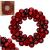 Coronita decorativa cu globuri rotunde, 55 bucati, plastic, 2.5–4.5 cm, rosu Household NewTrend